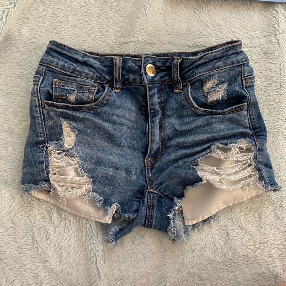 American eagle jean shorts